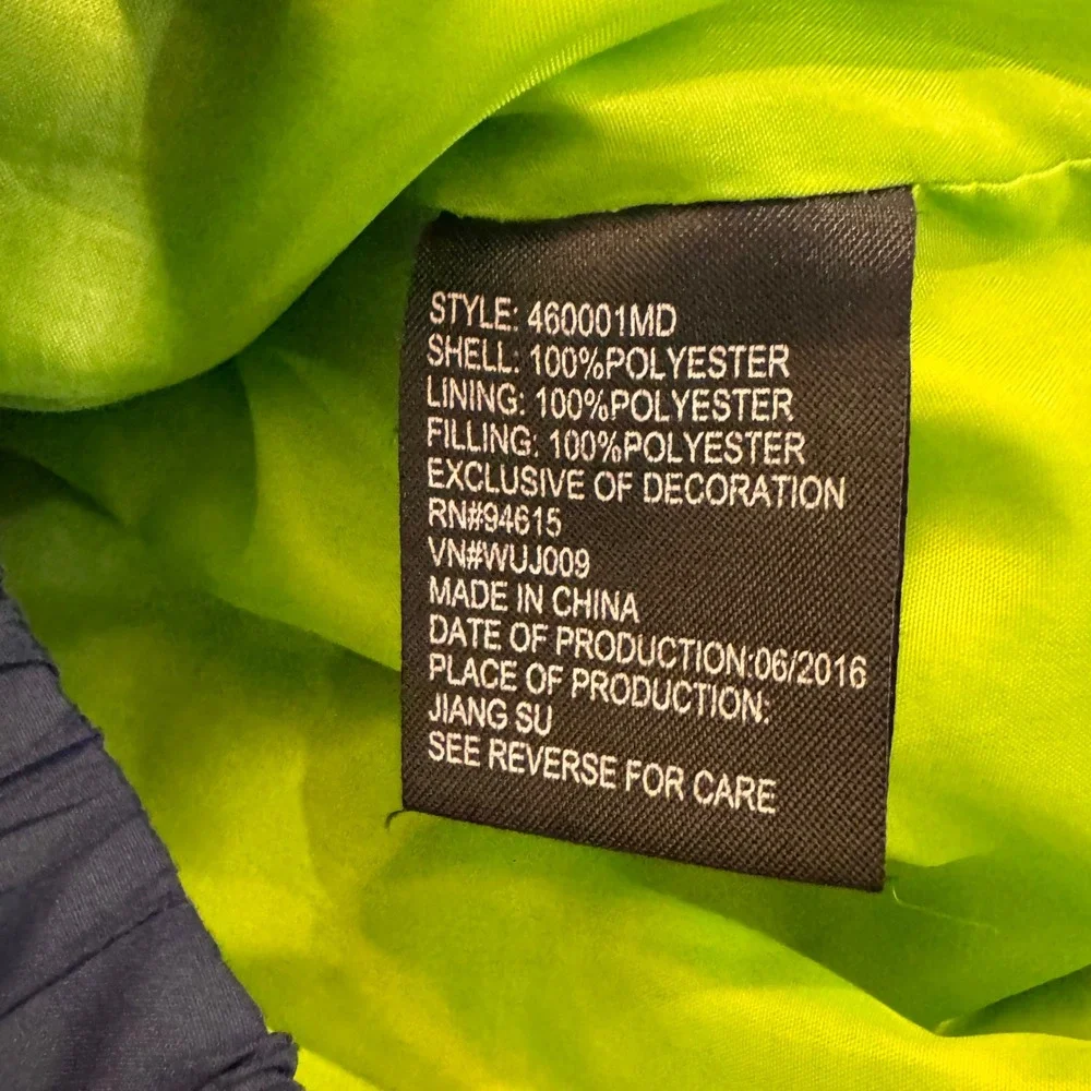 Protection System Kids Boys Blue Gray Neon‎ Green Puffer Winter Jacket 2T 3T